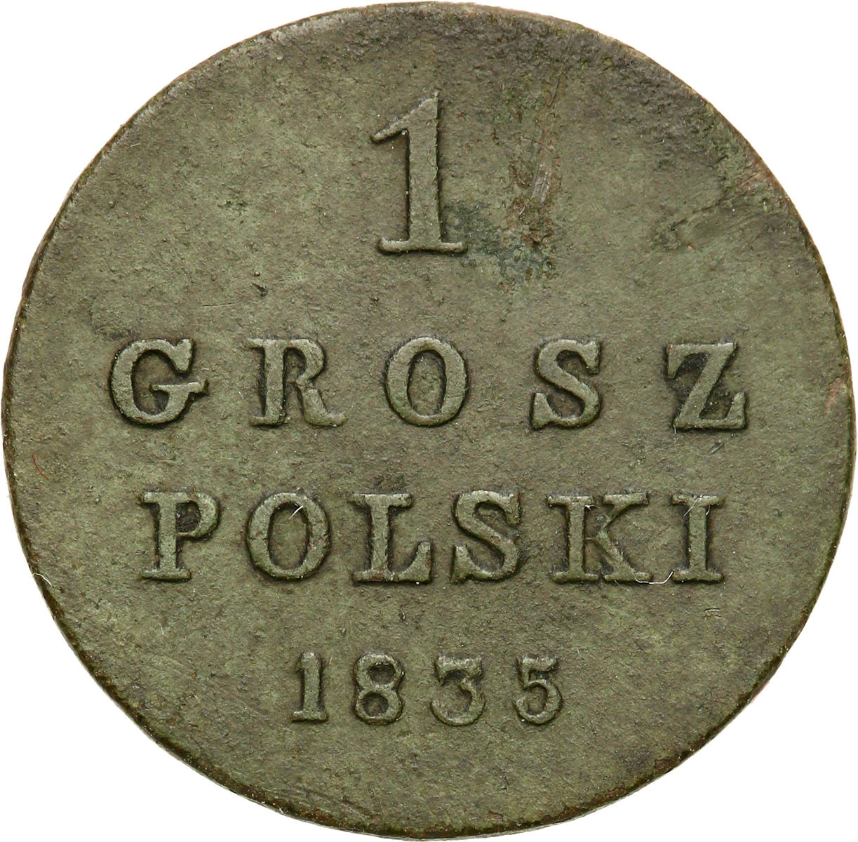 Polska XlX w. / Rosja. Mikołaj I. 1 Grosz Polski 1835 IP, Warszawa